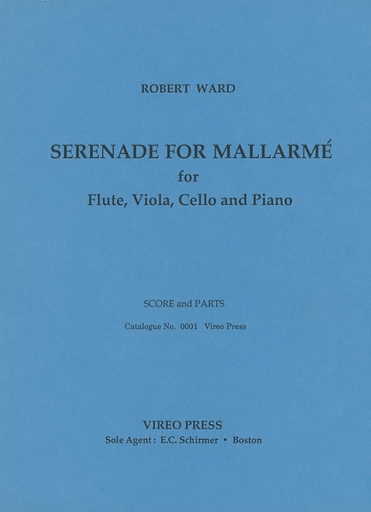 Vireo Press Ward, R.: Serenade for Mallarme (flute, viola, cello, and piano)