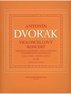 Barenreiter Dvorak, Antonin: Cello Concerto in B Minor op. 104 (cello & piano) Barenreiter