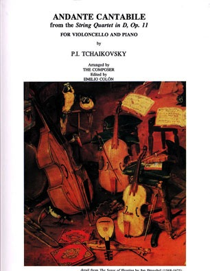 LudwigMasters Tchaikovsky, P.I.: Andante Cantabile Op. 11 (cello & piano)