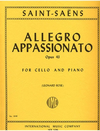 International Music Company Saint-Saens, Camille (Rose): Allegro Appassionato Op.43 (cello & piano) IMC