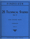 International Music Company Findeisen, T.A. (Zimmerman): 25 Technical Studies, Op.14 Volume 3 (bass)