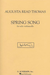 G. Schirmer, Inc. Thomas, Augusta Read: Spring Song (cello solo)