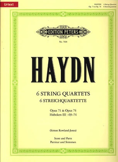 Haydn, F.J.: 6 String Quartets Op.71 and 74, Hoboken III 69-74 (score and parts)