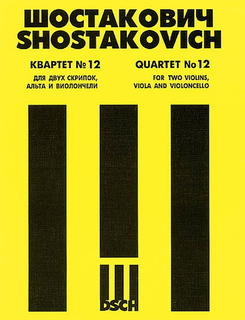 HAL LEONARD Shostakovich, Dmitri: String Quartet No. 12 Op.133 (1968) set of parts