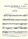 Vaughan Williams: String Quartet in A minor (set of parts)