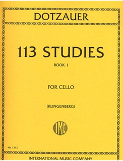 International Music Company Dotzauer (Klingenberg): 113 Studies Vol.1 (cello) IMC