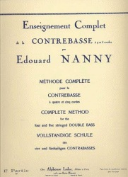 Nanny, Edouard: Complete Method for the Double Bass Vol.1