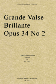 Chopin, Frederic (Thorp): Valse Op.64 No. 2 (string quartet)