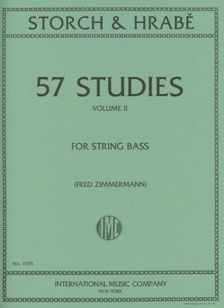 International Music Company Storch-Hrabe (Zimmerman): 57 Studies Vol.2 (bass)