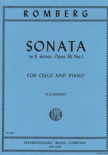 International Music Company Romberg (Jansen): Sonata No.1 in E minor, Op.38 (cello & piano)