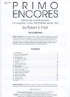 Frost, Robert: Primo Encores (3 basses)