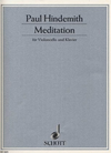 HAL LEONARD Hindemith, P.: Meditation from Nobilissima Visione (cello and piano)