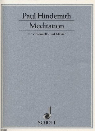 HAL LEONARD Hindemith, P.: Meditation from Nobilissima Visione (cello and piano)