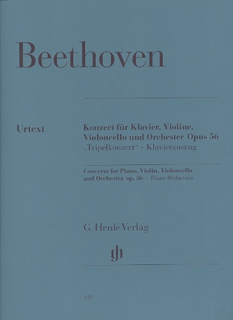 HAL LEONARD Beethoven, L.V. (Linde): Concerto in C Major for Pianoforte, Violin, Violoncello, and Orchestra, Op.56 "Triple Concerto" urtext (violin, cello, piano, & piano reduction)
