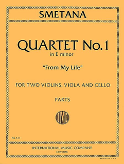 International Music Company Smetana, Bedrich: String Quartet No. 1 in e minor -From My Life (set of parts)