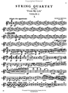 International Music Company Smetana, Bedrich: String Quartet No. 1 in e minor -From My Life (set of parts)