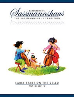 Barenreiter Sassmannshaus, Egon: Early Start on the Cello, Volume 3, Barenreiter