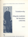 Wollenweber Tchaikovsky, P.I.: Allegro moderato-1864/5 (violin, viola, cello) score & parts