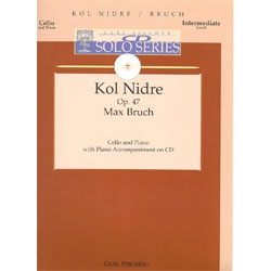 Carl Fischer Bruch: Kol Nidre Op.47 (cello & piano with CD accompaniment) FISCHER