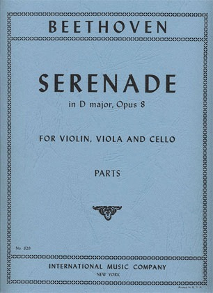 International Music Company Beethoven, L. van: Serenade in D major, Op.8 (violin, viola, cello)