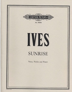 C.F. Peters Ives, C.: Sunrise (Voice, Violin & Piano, score only)