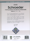 Carl Fischer Schroeder, A. (Hughey): 170 Foundation Studies for Violoncello, Vol.1, Nos.1-80 (cello) Carl Fischer