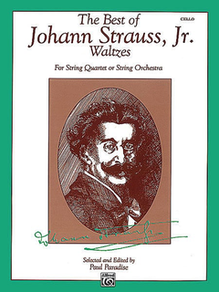 Alfred Music Strauss, J. (Paradise): The Best of Johann Strauss, Jr. Waltzes (cello)