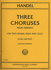 International Music Company Handel, G.F.: Three Choruses from Messiah (string quartet parts and score)