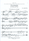 ECS Publishing White, David Ashley: Divertimento (violin & viola) ECS Publishing