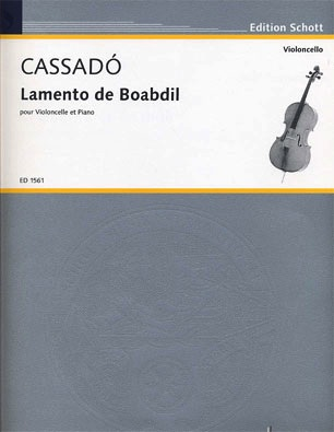 HAL LEONARD Cassado, Gaspar: Lamento de Baobdil (cello & piano)