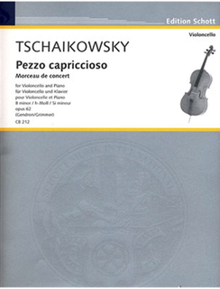 HAL LEONARD Tchaikovsky, P.I. (Gendron): Pezzo Capriccioso, Op.62 (cello & piano)