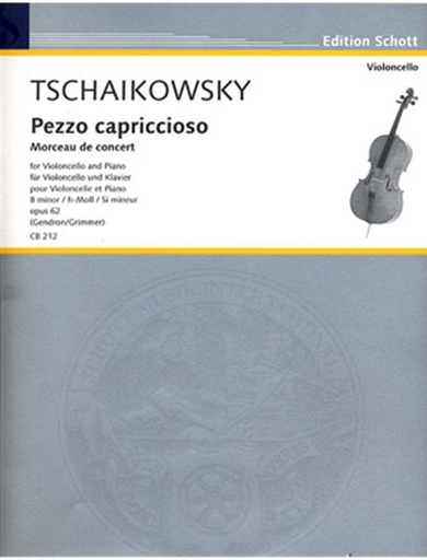 HAL LEONARD Tchaikovsky, P.I. (Gendron): Pezzo Capriccioso, Op.62 (cello & piano)