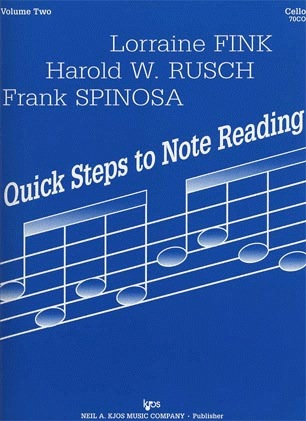 Fink, L.etc.: Quick Steps to Note Reading Vol.2 (cello)
