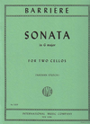 International Music Company Barriere (Stutch): Sonata in G Major (2 cellos) IMC