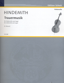 HAL LEONARD Hindemith, P. (Breuer, arr.): Trauermusik (cello and organ)