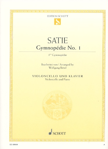 HAL LEONARD Satie, E. (Birtel, ed.): Gymnopedie No. 1 (cello and piano)