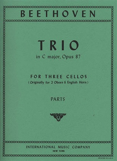 International Music Company Beethoven, L.von: Trio in C major, Op.87 (3 cellos)