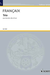 HAL LEONARD Francaix, J.: Trio (clarinet, viola, and piano)