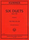International Music Company Kummer (Solow): Six Duets, Op. 156, Vol. 2 (2 cellos)