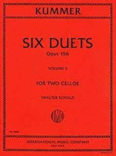 International Music Company Kummer (Solow): Six Duets, Op. 156, Vol. 2 (2 cellos)