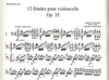 HAL LEONARD Franchomme, Auguste: 12 Etudes Op.35 for Cello (Cello 2 ad libitum)
