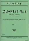 International Music Company Dvorak, Antonin: String Quartet Op. 80 No. 5 in E major