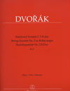 Barenreiter Dvorak, Antonin: String Quartet No. 2 in Bb major, B17, Barenreiter