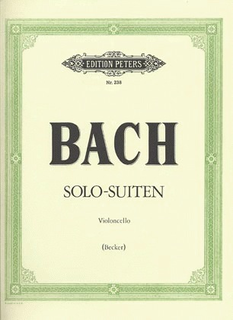 C.F. Peters Bach, J.S. (Becker): 6 Solo Suites (cello) PETERS