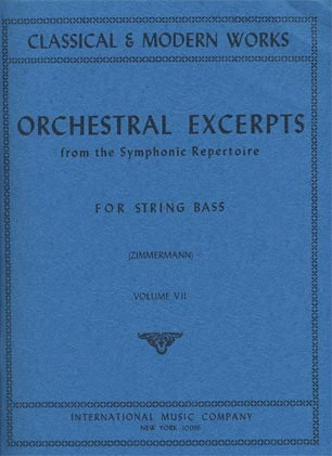 International Music Company Zimmerman, Fred: Orchestral Excerpts Vol.7 (bass)