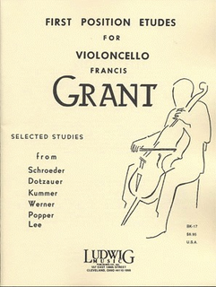 LudwigMasters Grant, Francis: First Position Etudes for Violoncello (cello) Ludwig Masters