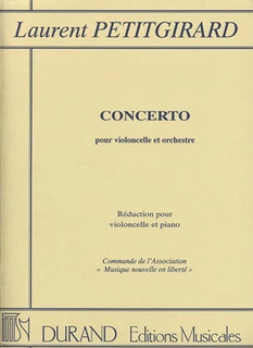 Editions Durand Petitgirard, Laurent: Concerto (cello & piano)