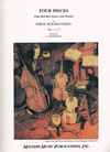 LudwigMasters Koussevitzky, Serge: Four Pieces Opp.1, 2, 4 (bass & piano)