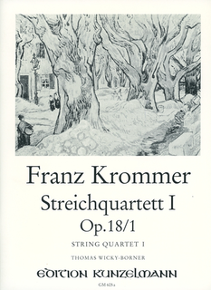 Krommer, Franz: String Quartet Op.18 No. 1 (parts)