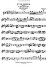 International Music Company Cui, Cesar: Five Pieces, Op.56 (flute, violin, piano)